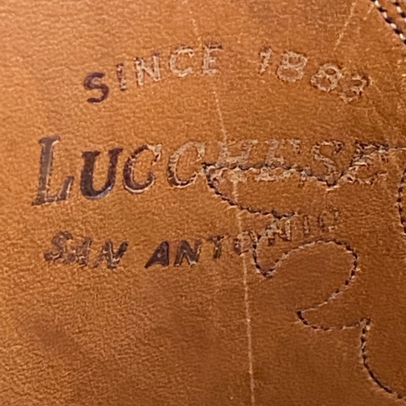 Genuine Lucchese “Knox” Western Boots in Black Cherry, size 10 ½ B Men - Picture 6 of 8